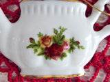 Christmas Ornament Teapot Old Country Roses Royal Albert Made In China 2009