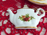 Christmas Ornament Teapot Old Country Roses Royal Albert Made In China 2009