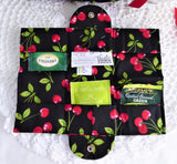 Tea Cozy And Tea Wallet Cherries Polka Dots Thistledown Cozies USA New Tags