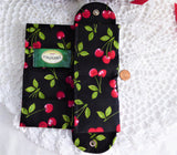 Tea Cozy And Tea Wallet Cherries Polka Dots Thistledown Cozies USA New Tags