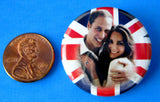 Prince William and Kate Royal Wedding Pin Back Button 2011 Souvenir Pin