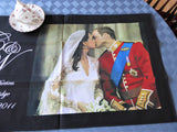 William And Catherine Royal Wedding Balcony Kiss Tea Towel New 2011