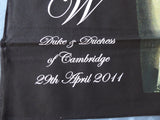 William And Catherine Royal Wedding Balcony Kiss Tea Towel New 2011