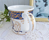 Mug Queen Elizabeth II Diamond Jubilee Dunoon English Fancy Bone China 2012