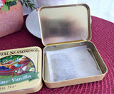 Pair Tea Tins Sleepytime Vanilla Travel Tins 2014 Bear Yellow Celestial Seasonings