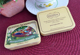 Pair Tea Tins Sleepytime Vanilla Travel Tins 2014 Bear Yellow Celestial Seasonings
