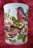 English Robin Mug English Bone China Wild Roses Birds Mug Rose England