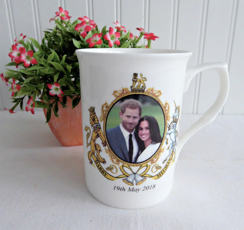 Prince Harry And Meghan Markle Royal Wedding Mug Adderley Bone China 2018