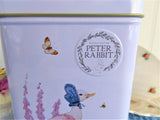 Tea Tin Beatrix Potter Peter Rabbit Empty Tea Canister Jemima Puddle Duck Squirrel Nutkin