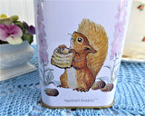 Tea Tin Beatrix Potter Peter Rabbit Empty Tea Canister Jemima Puddle Duck Squirrel Nutkin