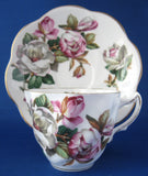 Rosina Cup And Saucer Pink And White Azaleas 1950s English Bone China - Antiques And Teacups - 4