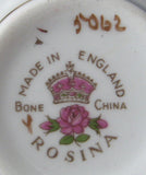 Rosina Cup And Saucer Pink And White Azaleas 1950s English Bone China - Antiques And Teacups - 5