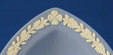 Teabag Caddy Wedgwood Blue Jasperware Pin Dish Blue Spade Coriolanus 1980s - Antiques And Teacups - 3