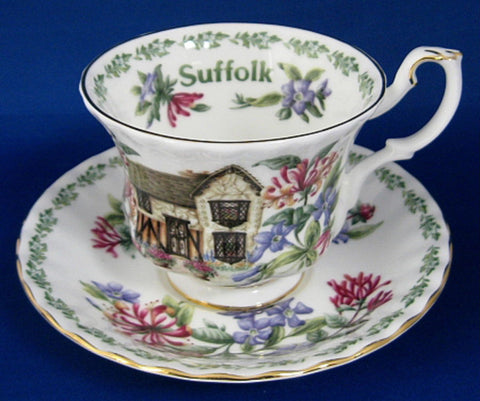 Royal Albert Suffolk English Cottages Cup and Saucer English Country Cottages - Antiques And Teacups - 1