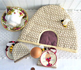 Beehive Skep Tea Cozy Cosy And Egg Cozies Padded 3D Bees Shaped Ulster Weavers