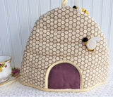 Beehive Skep Tea Cozy Cosy And Egg Cozies Padded 3D Bees Shaped Ulster Weavers