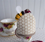 Beehive Skep Tea Cozy Cosy And Egg Cozies Padded 3D Bees Shaped Ulster Weavers