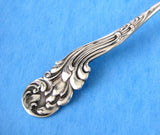 Whiting Marquise Sterling Silver Spoon Coffee Demitasse 1889 USA Shaped Foliage Handle - Antiques And Teacups - 2
