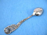 Whiting Marquise Sterling Silver Spoon Coffee Demitasse 1889 USA Shaped Foliage Handle - Antiques And Teacups - 4