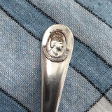 Coronation Spoon Queen Elizabeth 1953 Silver Plate USA Profile Finial - Antiques And Teacups - 2
