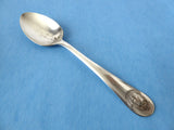 Coronation Spoon Queen Elizabeth 1953 Silver Plate USA Profile Finial - Antiques And Teacups - 3