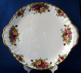 Royal Albert Old Country Roses Cake Plate 1960s Made In England - Antiques And Teacups - 1