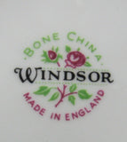 Bowl Candy Dish Pink Burgundy Roses Oval Dish Jam Candy 1950s Windsor England