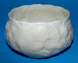 Irish Belleek Lotus Sugar Basin Bowl Luster 2nd Green Mark 1955-1965 As Is - Antiques And Teacups - 2