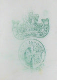 Irish Belleek Lotus Sugar Basin Bowl Luster 2nd Green Mark 1955-1965 As Is - Antiques And Teacups - 3