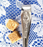 Edwardian Apostle Sugar Tongs Spoon Ends EPNS 1920s Spoon Ends England - Antiques And Teacups - 3