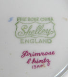 Shelley Primrose Chintz Teacup Henley Shape Pink Trim Lovely - Antiques And Teacups - 5