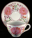 Cup And Saucer Copper Luster Floral1920s Reissue Of 1870s Pattern Allertons - Antiques And Teacups - 2