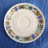 Saucer Only Fruit Nuts Arzberg Bavaria 1950s Mid Century Modern Turquoise Green Brown - Antiques And Teacups - 2
