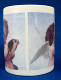 Kissing Angels Mug Fairies Ceramic Cute Cherubs Valentines Day Love Token Tea Coffee - Antiques And Teacups - 2
