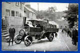 Railroad Postcard Real Photo L&NW Steam Goods Lorry Holywell Wales 1880-1890 - Antiques And Teacups - 2
