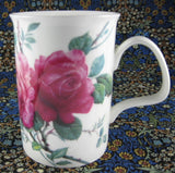 Roy Kirkham Mug English Rose Pink Roses English Bone China - Antiques And Teacups - 1