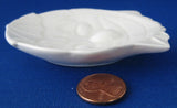 Tea Bag Caddy Figural Clown Face Ceramic White Signed 1988 - Antiques And Teacups - 2