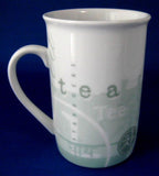 Starbucks Tea Design Mug Green And White Ceramic 1998 - Antiques And Teacups - 2