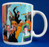 Mug Starbucks Chaleur 1920s Jazz Club Design Art Deco Colorful 2001 - Antiques And Teacups - 1