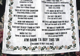 Tea Towel Yorkshire Expressions Linen Ah'm Fair Clemmed Fun! - Antiques And Teacups - 4