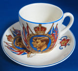 Commemorative Teacup King George VI and Elizabeth Visit To Canada 1939 Demi