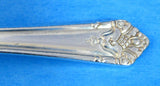 Spoons Teaspoons Her Majesty Set Of 6 Rogers Silverplate 1930s Embossed Floral - Antiques And Teacups - 3