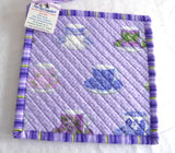 Charity Potholders Teacups Purple Pink Padded Pair of Hand Made Support Animal Charity