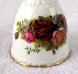 Hostess Bell Royal Albert Old Country Roses England 1962-1974 Bone China - Antiques And Teacups - 3
