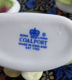 Coalport Bone China Roses Place Card Holders Set Of 6 Boxed Hand Made 1950s - Antiques And Teacups - 6