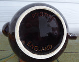 Brown Betty Teapot English Made Pristine Large 1980s Shiny Glaze Pottery - Antiques And Teacups - 4