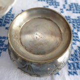 Vintage Tea Strainer Over The Cup Strainer With Drip Cup 1920s Art Deco 2 Piece - Antiques And Teacups - 4
