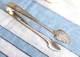 Unusual Spade End English Sugar Tongs Edwardian Era Potter Sheffield 1900-1910s - Antiques And Teacups - 2